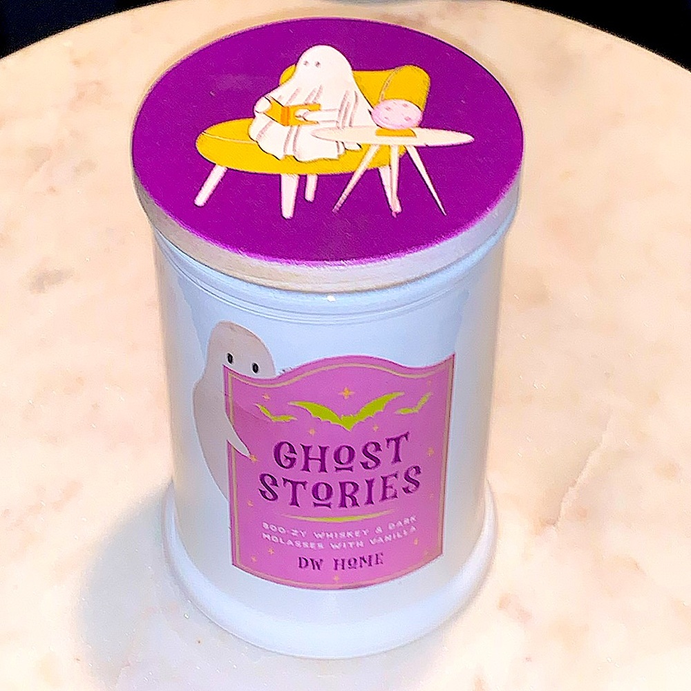 DW HOME CANDLE GHOST STORIES RICHLY SCENTED BOO-ZY WHISKY SWEET NEW 9.4